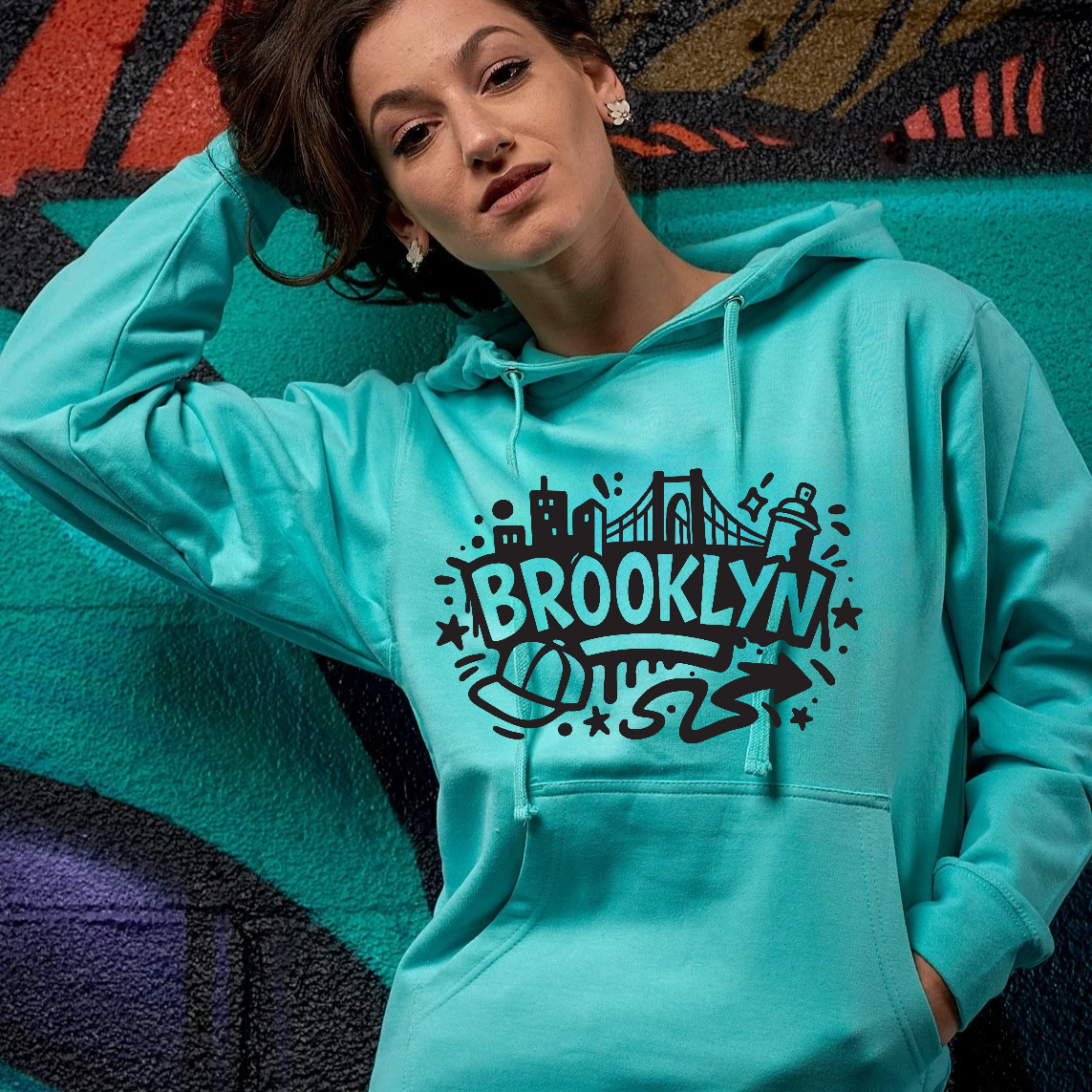 Brooklyn Graffiti Hoodie