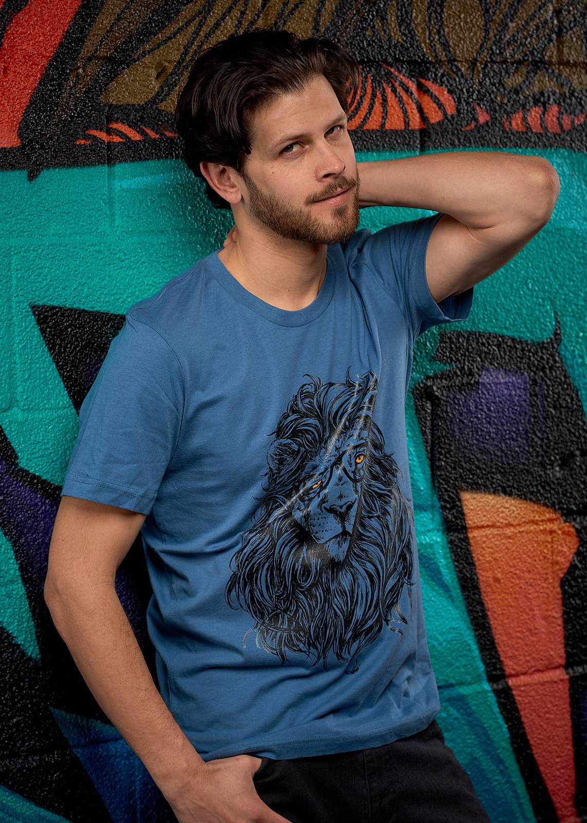 Blazing Lion Tee - Simple Stature