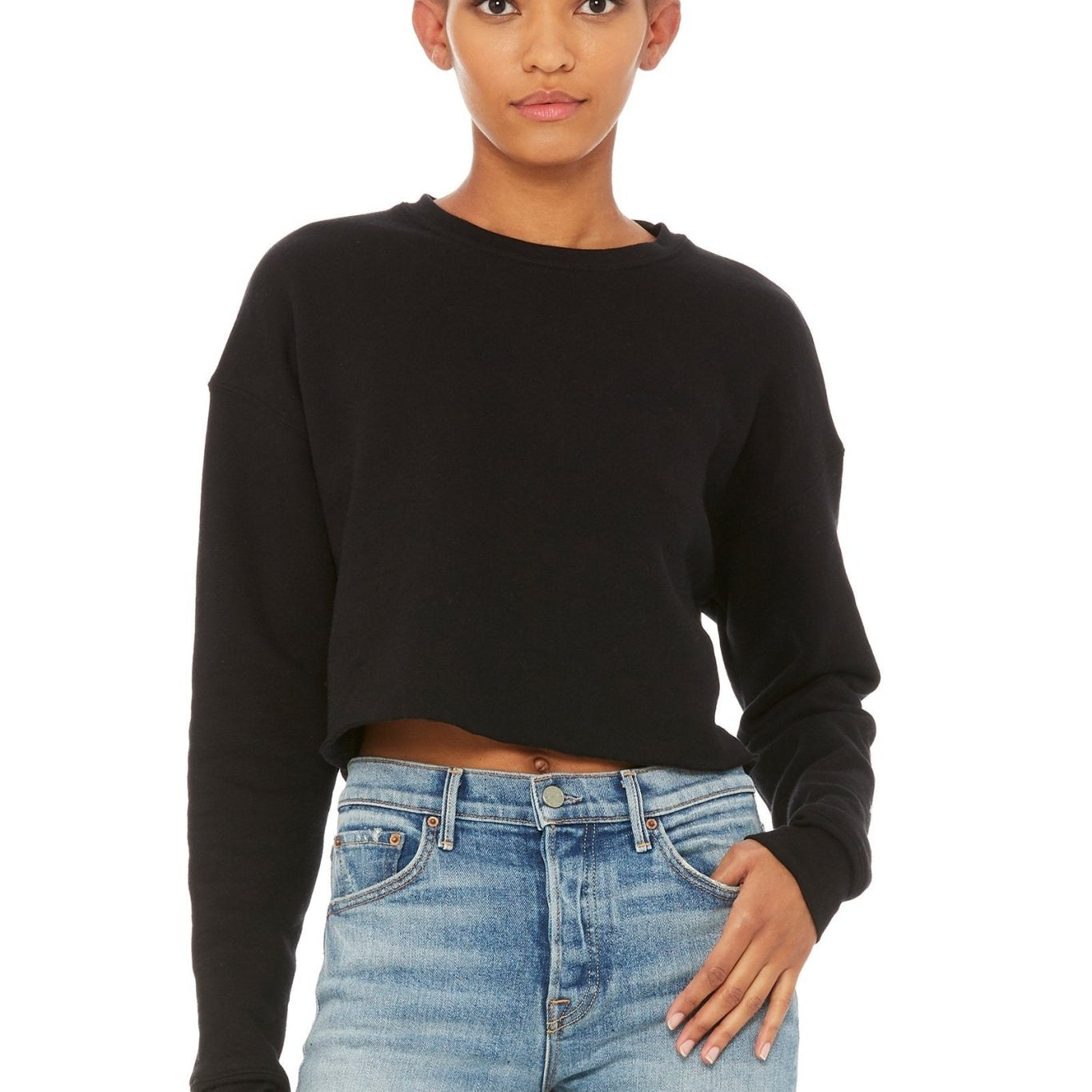 Cropped Crew Fleece - Simple Stature