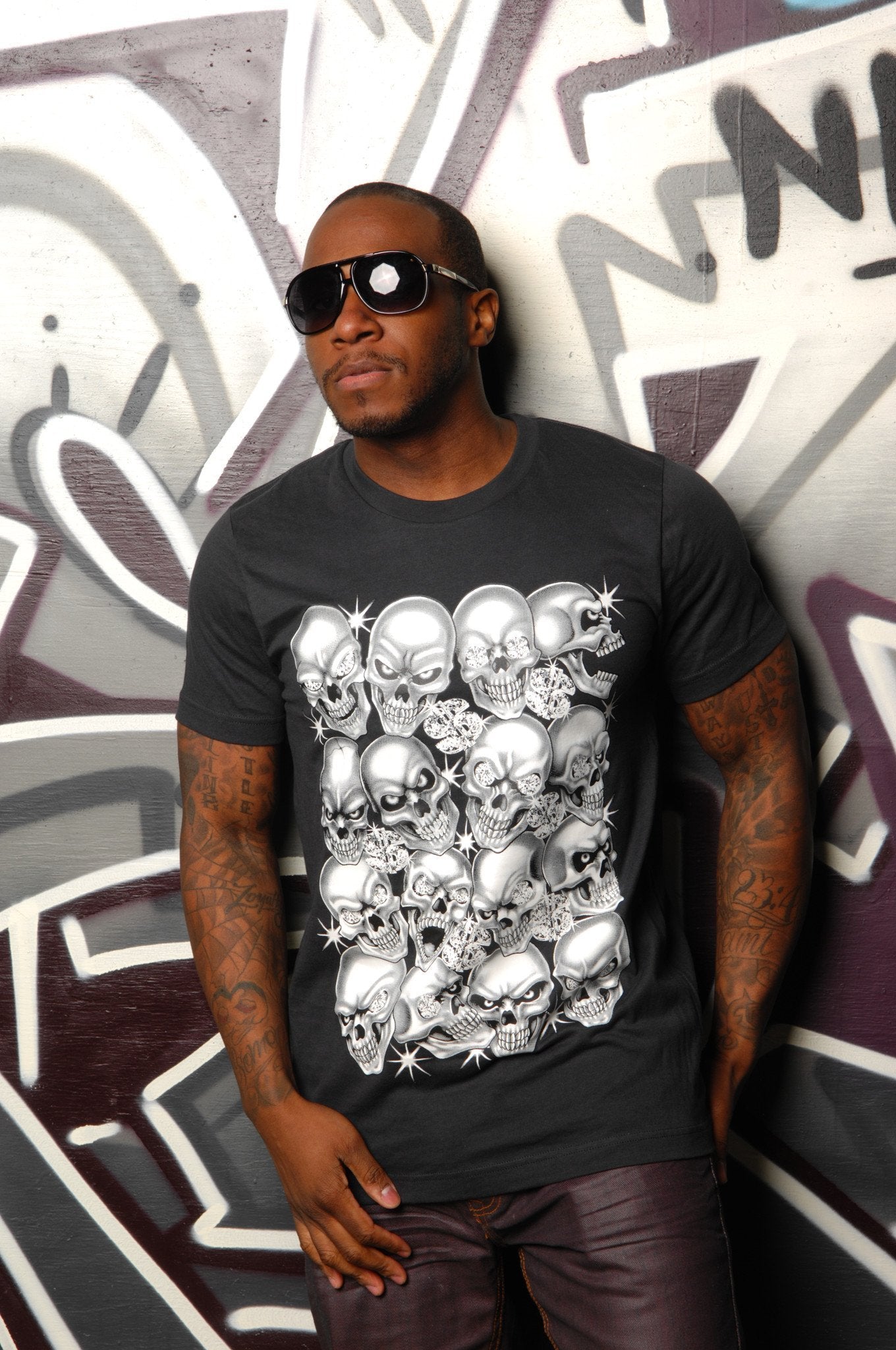 Diamond Skulls Tee - Simple Stature