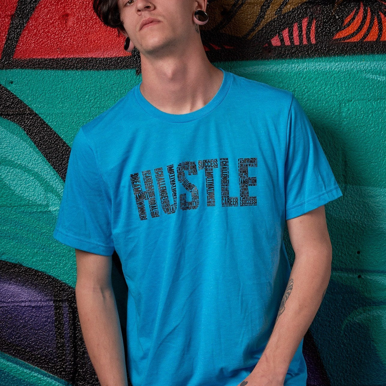Hustle Blended Tee - Simple Stature