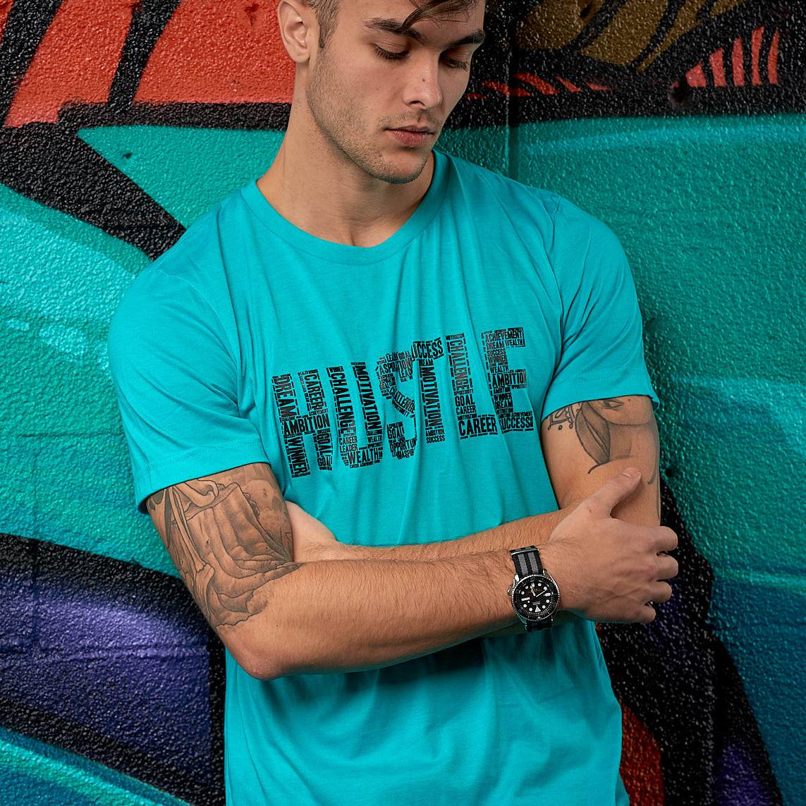 Hustle Blended Tee - Simple Stature