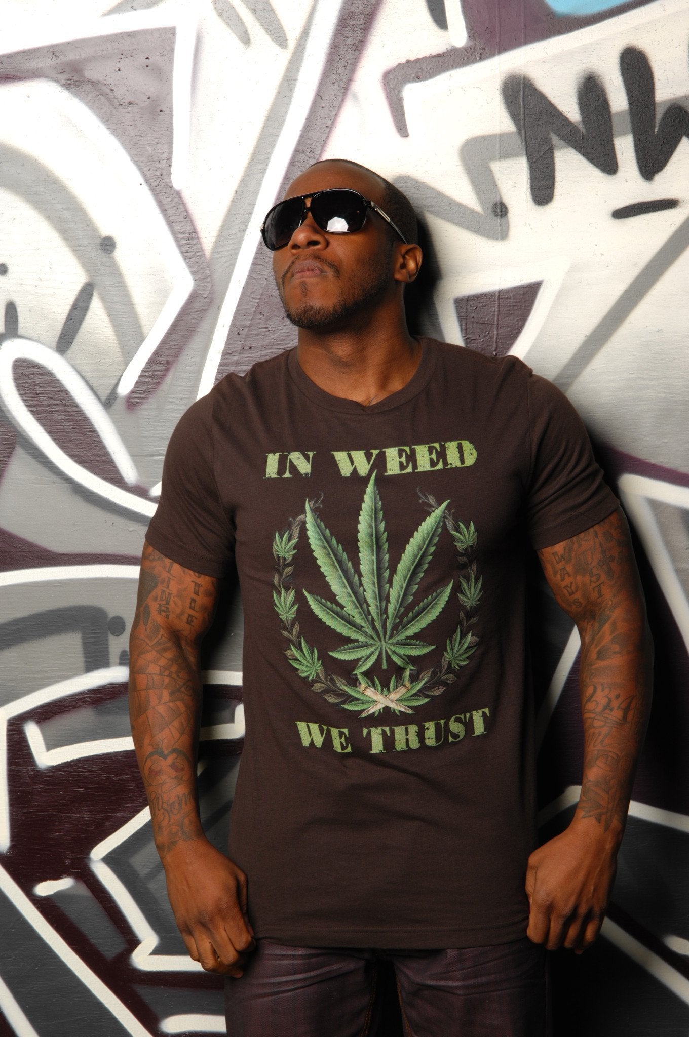 In Weed We Trust Tee - Simple Stature