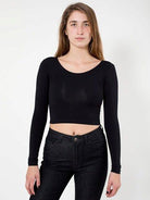 Long Sleeve Crop Top - Simple Stature