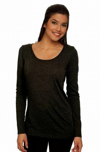 Long Sleeve Scoop Tee - Simple Stature
