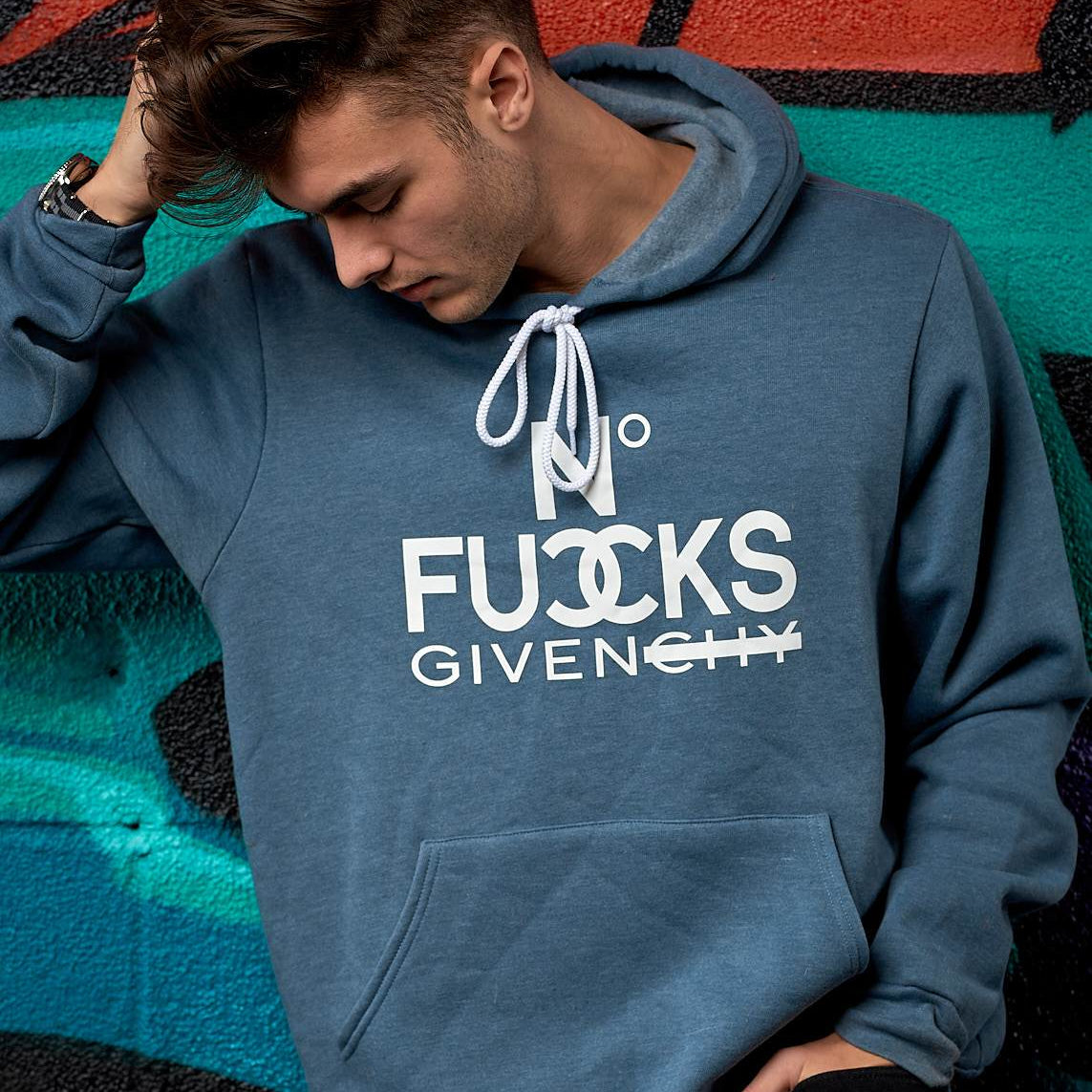 No Fucks Given Hooded Sweatshirt - Simple Stature