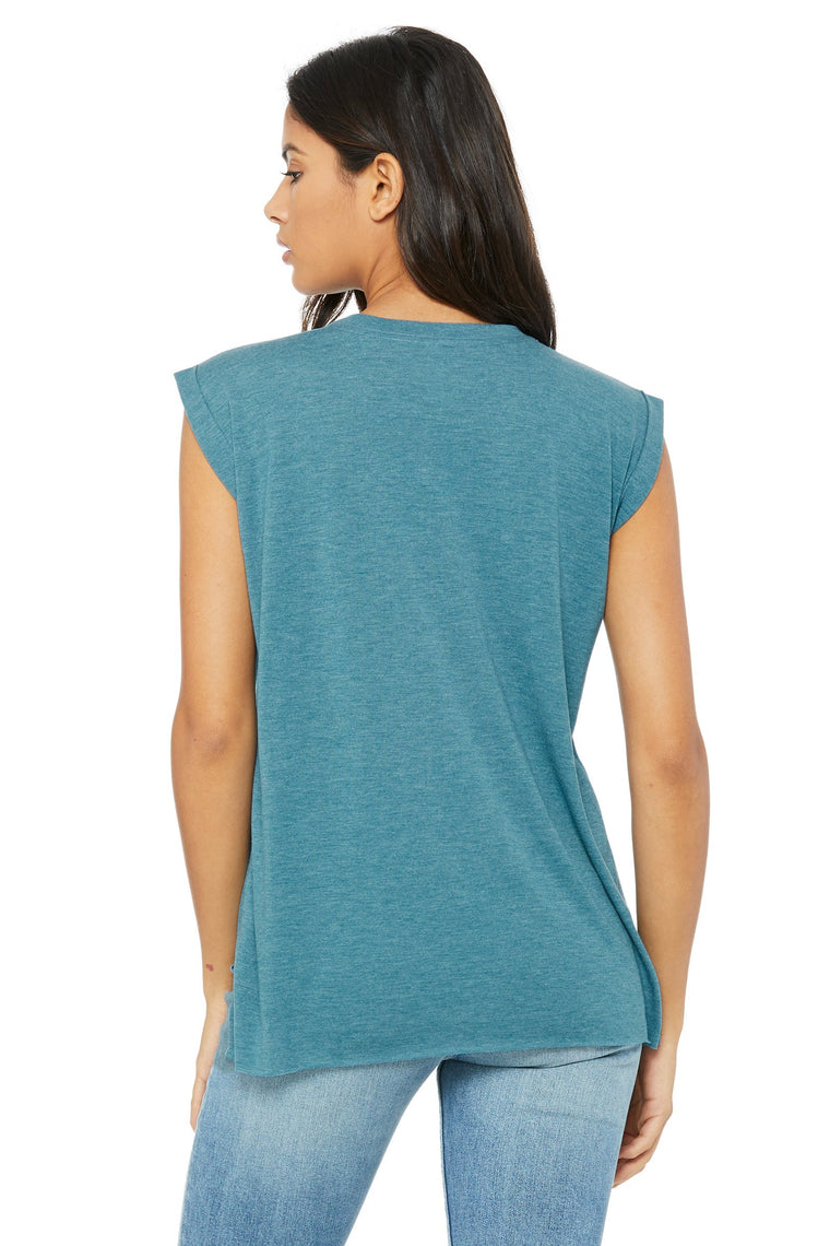Flowy Rolled Cuff Tee - Simple Stature