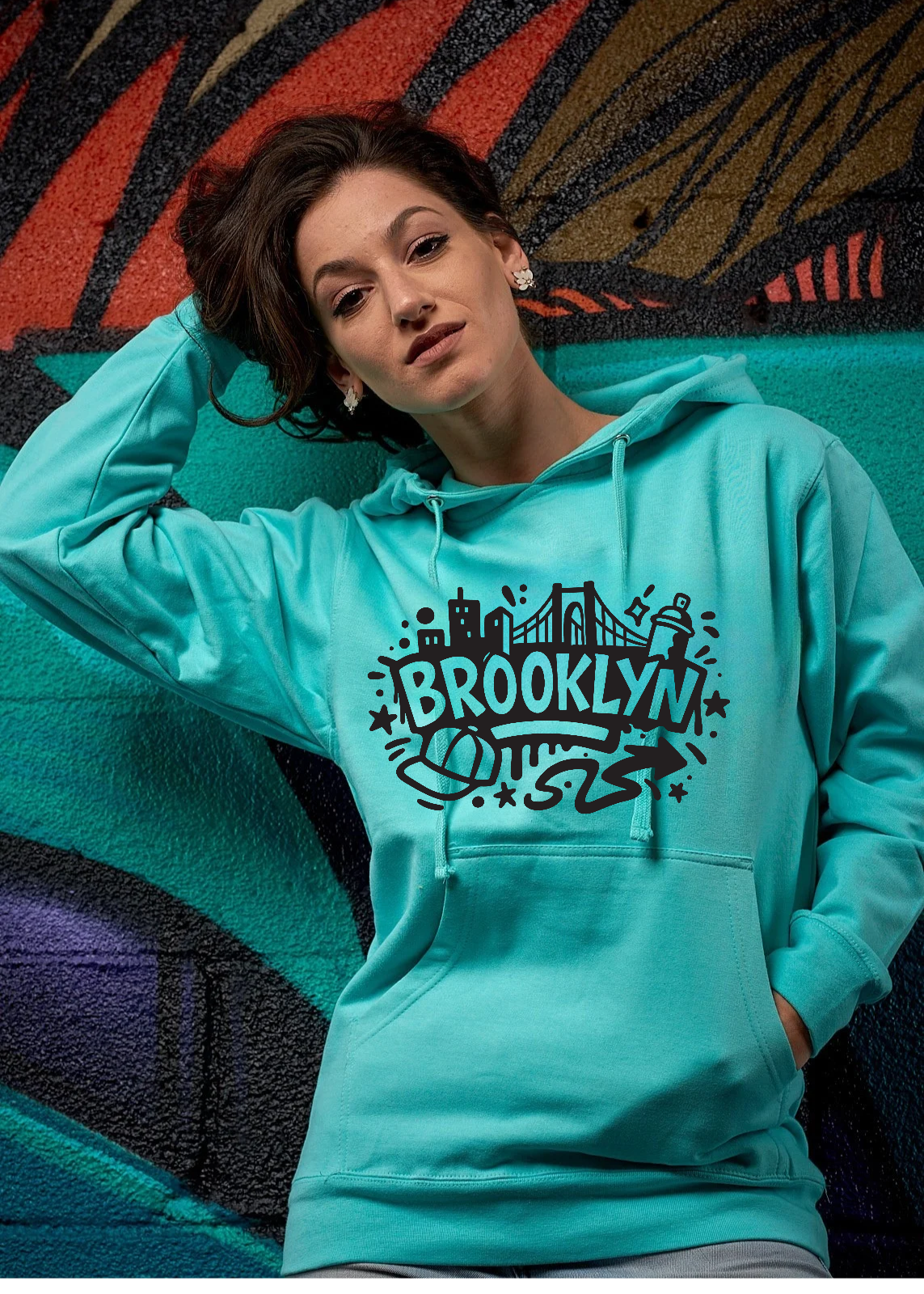 Brooklyn Graffiti Hoodie
