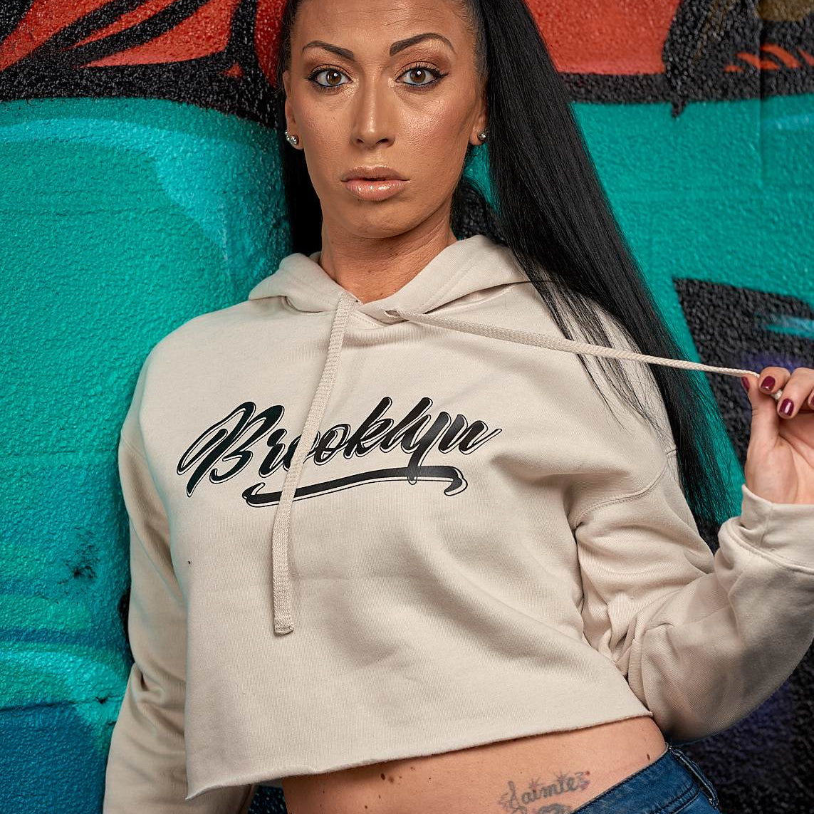 Brooklyn Cropped Hoodie - Simple Stature