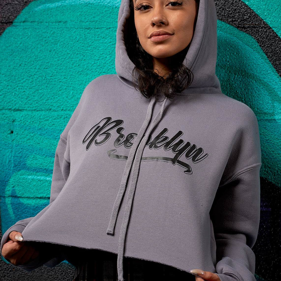 Brooklyn Cropped Hoodie - Simple Stature