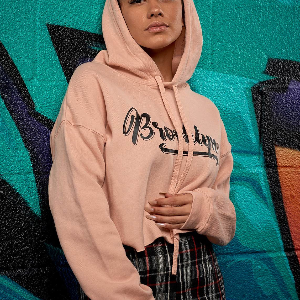 Brooklyn Cropped Hoodie - Simple Stature