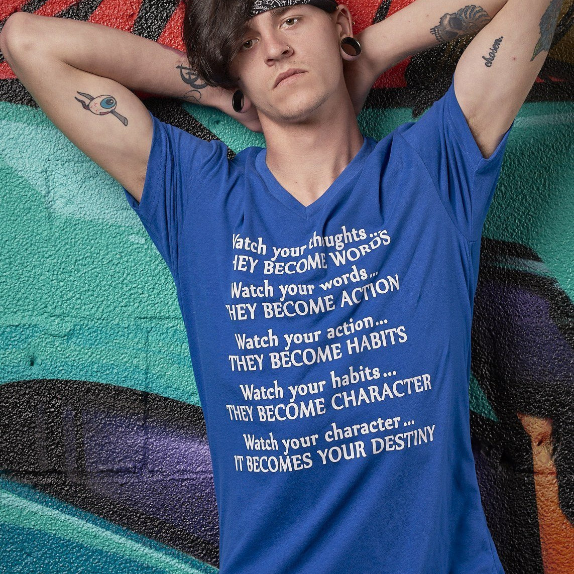 Captain's Character Sueded Vee - Simple Stature