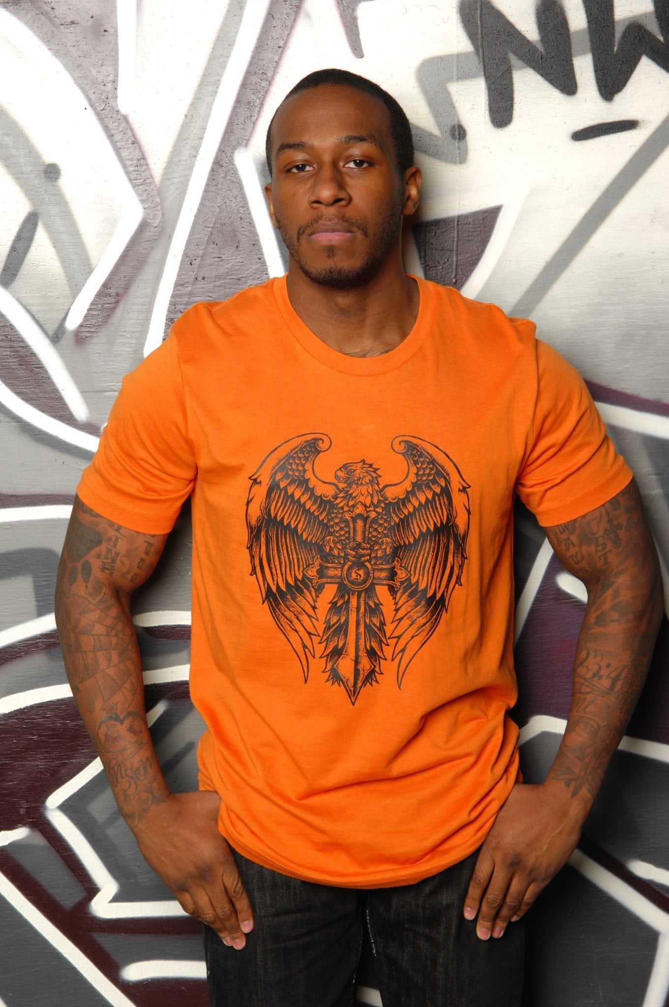 Gothic Eagle Tee - Simple Stature