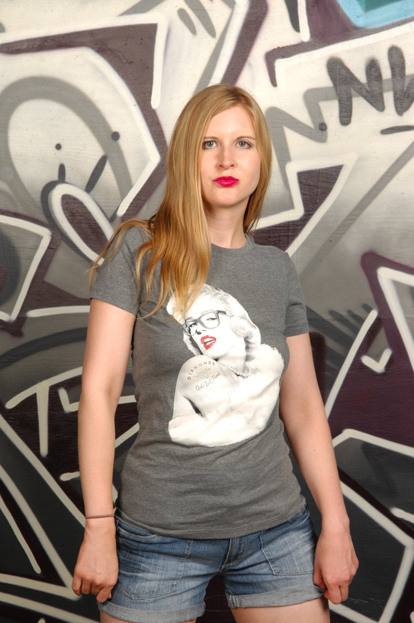 Marilyn Monroe Diamonds Tee - Simple Stature