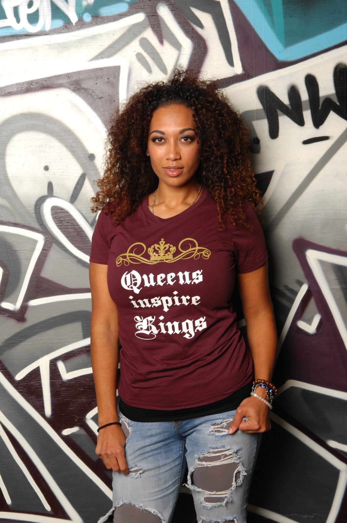 Queens Inspire Kings Tee - Simple Stature