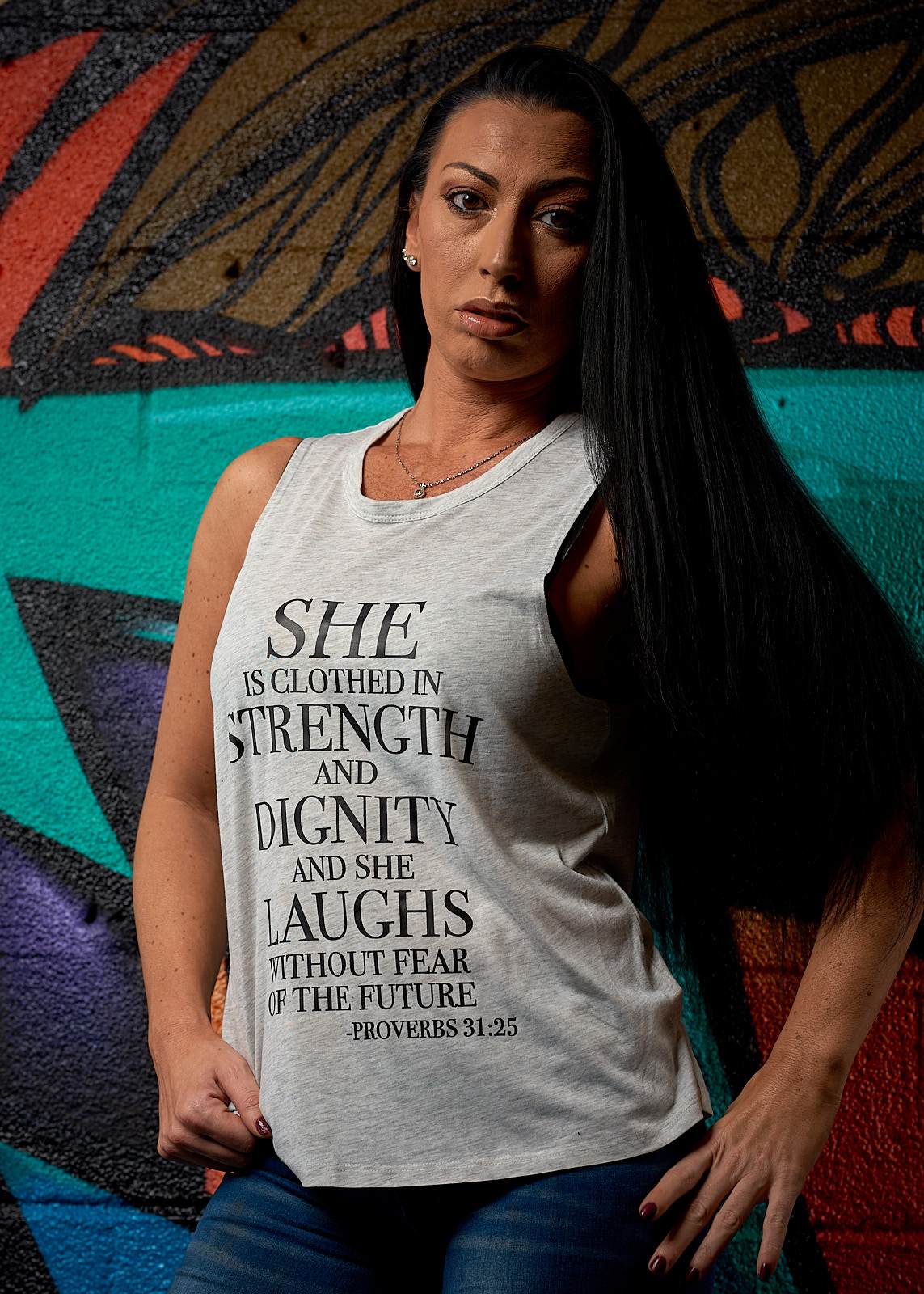 She Muscle Tee - Simple Stature