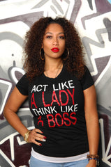 A Lady & A Boss Tee - Simple Stature