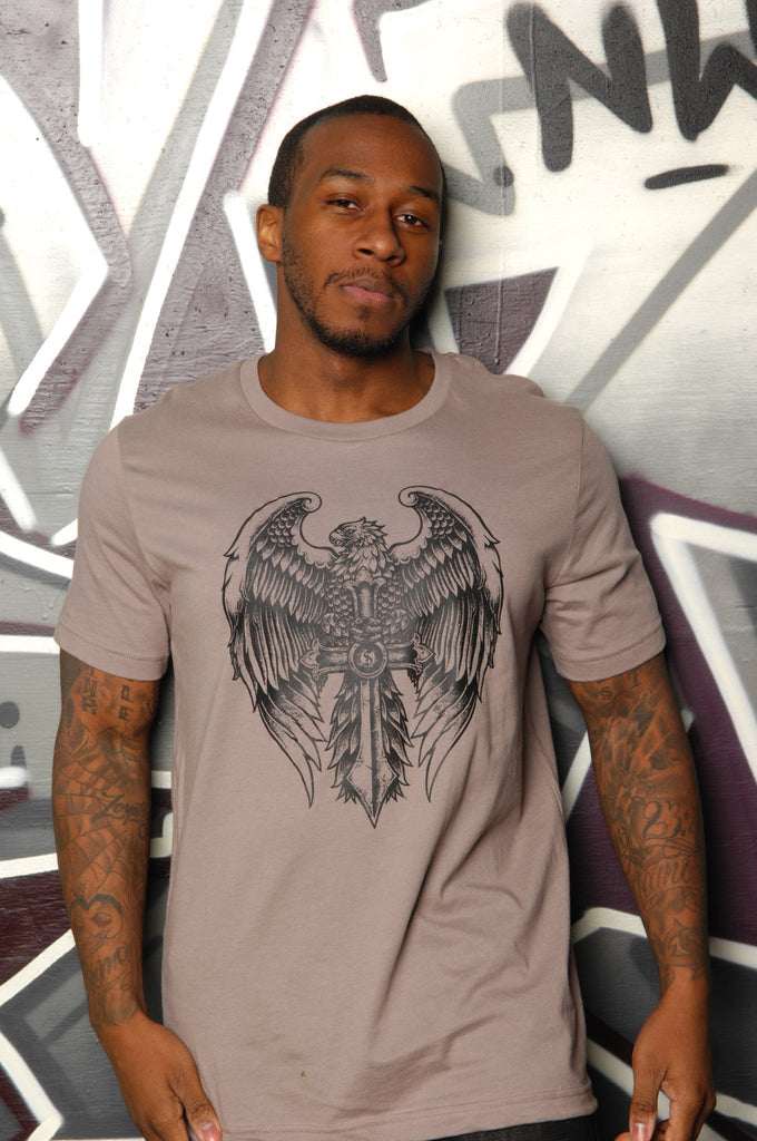 Gothic Eagle Tee - Simple Stature