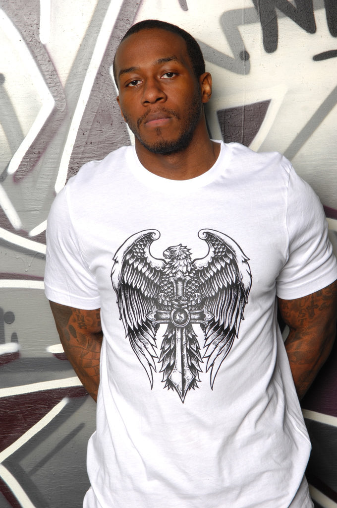 Gothic Eagle Tee - Simple Stature