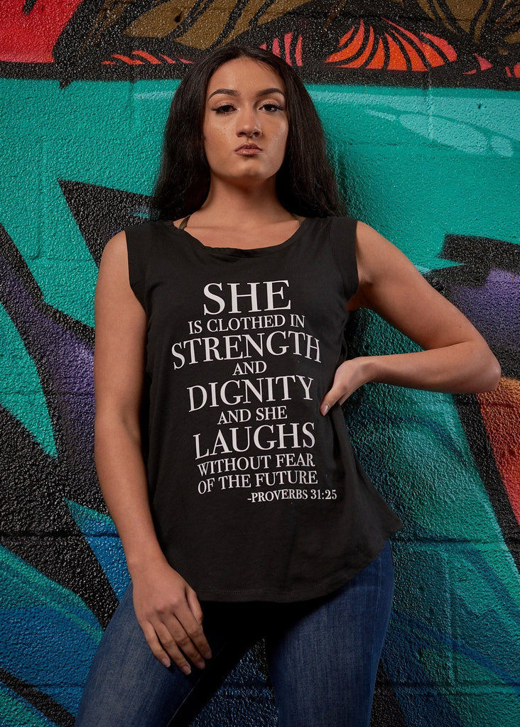 She Muscle Tee - Simple Stature