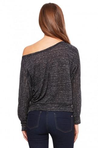 Flowy Off-the-Shoulder Tee - Simple Stature