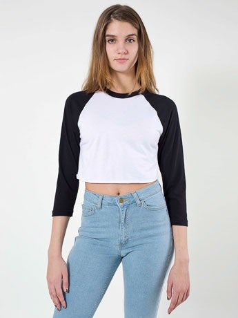 Cropped Baseball Tee - Simple Stature